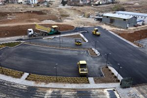 Parking lot paving in Calgary