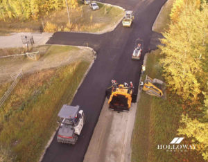 Asphalt Paving Steps