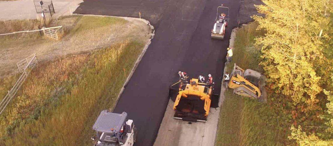 Asphalt Paving Steps