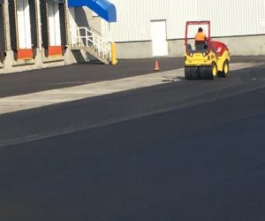 Industrial asphalt paving in Calgary